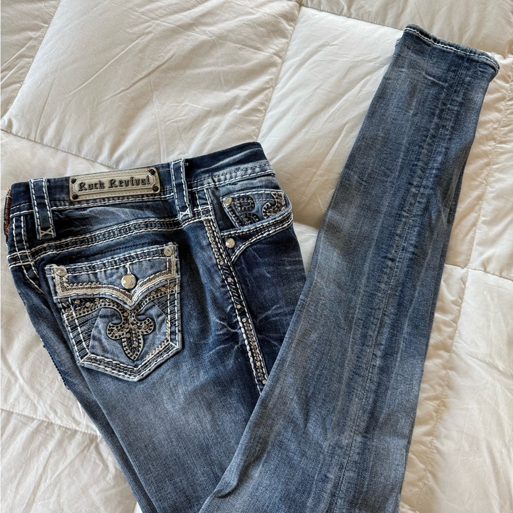 Rock Revival Women's Blue Jeans “Rima”